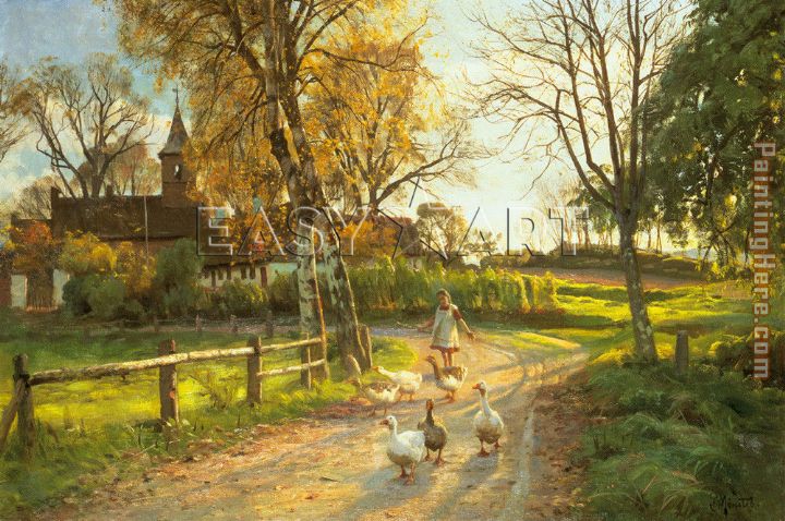 Peder Mork Monsted the Goose Girl